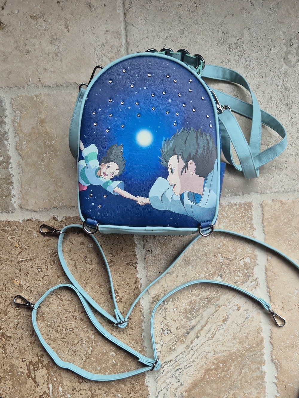 Our Universe Studio Ghibli Spirited Away Haku Chihiro Reversible Mini Backpack